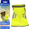 First Aid Only Gilet di sicurezza per cani giallo taglia S | gilet di sicurezza per cani con riflettore | regolabile con chiusura in | circonferenza collo: 28-42 cm, circonferenza petto: 39-50 cm |