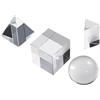 HDCRYSTALGIFTS Set di 4 prismi ottici K9 da 50 mm per fotografia, con panno per la pulizia, per insegnare, giocare, fotografare