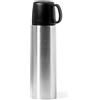 1 Thermos in Acciaio Inox da 500 ML con Bicchiere Personalizzato Ideale come Gadget Aziendale, Promozionale