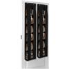 Lirex Organizer per Borse da Porta, Confezione da 2 con 6 Ripiani, Salvaspazio per Porta o Armadio, Per Stoccaggio e Organizzazione Borse, Appendiaborsa, Nero