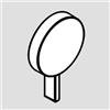 hansgrohe ricambio maniglia per miscelatore monocomando, 94913000, DuoTurn E; DuoTurn Q; DuoTurn S; LivaFine cromo [Rubinetteria Bagno > Ricambi Rubinetteria Bagno]