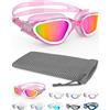 Winline Occhialini da Nuoto Anti-Appannamento Anti-leak Protezione UV Visione Chiara,Occhialini nuoto polarizzate/non polarizzate per Uomo Donna Adulti e Adolescenti