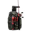 Blackpeanut Zaino da Pesca Impermeabile Mimetico L con Porta Canne | Compatto e multifunzione, tracolla regolabile, verde militare, spinning, carpfishing, mare e fiume, taglia L