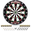 WIN.MAX Bersaglio per freccette, punta in acciaio, per adulti, punta in acciaio, bersaglio per adulti, anello con numero rotante, senza graffette, con 12 punte in metallo (nuovo)