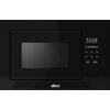 Elleci Urbam MW FVUR281BKWS Forno Microonde con grill da incasso 60 cm Altezza 38 cm 28 Litri Finitura Nero Black