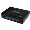 StarTech.com Hub USB 3.0 SuperSpeed a 4 porte nero (ST4300USB3GB)
