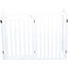 Trixie Cancelletto con Porta in MDF Bianco 60-160X81CM