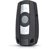 topone1 Portachiavi a 3 pulsanti per auto Portachiavi a distanza Guscio chiave intelligente per BMW E60 E90 E92 E70 E71 E72 E82 E87 E88 E89 X5 per serie 1 3 5 6 (Key shell)