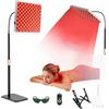 Warmforwel Lampada a pannello per terapia a luce rossa a 225 LED, dispositivo per terapia a luce rossa a infrarossi vicini a 660 nm e 850 nm per corpo intero, viso, collo, schiena,spalle,vita,sollievo dal dolore