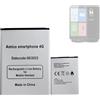 HIGHAKKU Batteria di ricambio compatibile con BRONDI Amico Smartphone 4G (NO 3G)