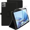 Heioloo Custodia per TECLAST Artpad Air 11 2025 Cover in Pelle Case, + [1 Pezzi] Vetro Temperato Pellicola Protettiva [Auto Svegliati/Sonno][Supporto Funzione ] [Anti-Scratch] Nero