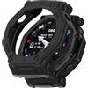 FTRONGRT Cover Compatibile con Amazfit T-Rex 3 Pro 48mm, TPU Morbido, Antigraffio Orologio Custodia Protettiva. Nero