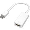 CGZZ Mini DisplayPort a HDMI, placcato oro Mini DisplayPort (compatibile con porta Thunderbolt) a HDMI maschio a femmina, convertitore adattatore HDTV