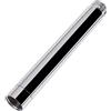 JRJUBB G1/2, prolunga per soffione doccia, cromato, 20 cm, in acciaio inox, prolunga per soffione doccia, tubo di prolunga per doccia (20 cm, cromato)