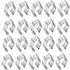 QIUMING T8 20 pezzi Clip per tubi fluorescenti Clip per luce a LED Supporto per tubo per luce a LED, capanno d'acqua, garage per evitare