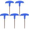 QUARKZMAN 5pcs H4 T-Manico Esagonale Chiave Inglese 4mm S2 Acciaio T-Key Esagono pinze Riparazione Strumento
