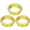 QUARKZMAN 3 Pz 1,97 Pollici (50mm) Passacavi in Nylon per Scrivania, Copertura Foro per Cavi in Plastica, Organizzatore di Cavi per Scrivania o Armadio per Computer, Oro