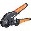 Preciva Pinza Crimpatrice Esagonale，Capicorda Da 0,08-16mm²Regolabili Puntalini Elettrici A Crimpare,Pinza Crimpatrice Puntalini Kit Elettricista Per Uso Industriale E Fai-Da-Te (CP56001)