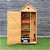 Organizer Per Attrezzi Da Giardino Con Ruote - Porta Attrezzi In Acciaio Per Garage E Capanno