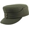 Melegari Berretto Uomo con Visiera | Tessuto Loden | Berretto da Sci | kepi Militare | con paraorecchie | Autunno Inverno (Verde Loden, 59 cm)