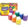 CRAYOLA - Tempere Lavabili per Bambini, Confezione da 6 Barattolini da 59 ml, Colori Classici, Età Consigliata: da 3 Anni