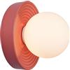 ELEMENTS LIGHTING - Lampada da parete Alicia - Rosa - Vetro opalino
