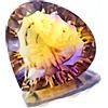 Naturale Perfetto Bi-Colore Ametrino 32.30 KT Pera Certificato Gemma Da Bolivia