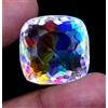 Naturale Arcobaleno Colore Mystic Quarzo Cuscino 60.10 KT Perfetto Certificato