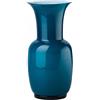 VENINI VASO OPALINO IN VETRO DI MURANO 706 BLU ORIZZONTE, S - h 30 x l 14 cm, 1.2 kg