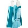 CRESSI Vera Fins Blue/Azure XL-Pinne Corte Unisex in Silicone 100% Design Scarpetta Chiusa, per Nuoto, Training Acque Libere, Piscina, Snorkeling, Immersionii, Blu/Azzurro, XL (EU 45/47)