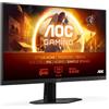 AOC Gaming Monitor 27G4XE 27 pollici, 1920x1080, FHD, 180Hz, Fast IPS Panel, 0.5ms MPRT, Speakers, (HDMI2x 2.0 DP 1x 1.4) Adaptive Sync, HDR10, G-Sync Compatible, Nero