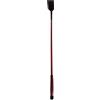 Devil Sticks Leather Stick with Neon Strip & Nubuck Leather Top 72cm Red