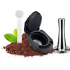 BENFUCHEN Porta Cialde Riutilizzabili Caffè Dolce Gusto Porta Cialde Caffè Ricaricabili Compatibile per Dolce Gusto Piccolo XS Genis S, con un pressino per il caffè