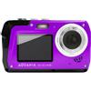 Aquapix Easypix W3048 Edge Viola - Fotocamera subacquea, 48 MP doppio schermo, giallo