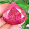 156.75 CT Naturale Grande Sangue Rosso Rubino Eccellente Pera Certificato Loose