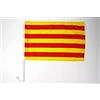 AZ FLAG Bandiera per Auto Catalogna 45x30cm - Bandierina da Auto Catalana - Cataluña 30 x 45 cm, Car Flag