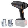 Steinel utensile ad aria calda a batteria MH 1, sistema Bosch PFA 18V, 2 livelli di temperatura 300°C/450°C, pistola termica per saldare e restringere