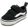 Vans Ward V, Scarpe da ginnastica, Unisex - Bambini e ragazzi, (Suede/Canvas) Black/White, 33 EU