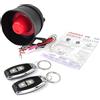 Riloer Sistema di allarme antifurto per auto, sistema di protezione antifurto universale CW-8110 corno di sicurezza per auto 12v 20w Dispositivo di allarme a 6 toni con 2 telecomandi