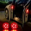 Riloer Spie LED per portiera auto, 2X Spia per portiera per auto Impermeabile LED Luci anti-collisione Lampadine Spia di avvertimento automatica Arresto rosso