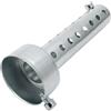 Riloer Silenziatore di scarico universale moto LanCo 1X silenziatore DB Killer marmitta 48mm argento
