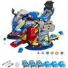 VEVOR Giocattolo Motore per Moto, Giochi Meccanici 25 Pezzi con Parti Rimovibili, Luci e Suoni, Simulazione di Guida e Corsa in Pista, Set Officina Meccanica per Bambini, Colore Blu