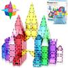 PicassoTiles Pietre magnetiche da costruzione con base auto, custodia con cordoncino, borsa da viaggio, borsa per il trasporto, pietre magnetiche, giocattoli da costruzione, set di apprendimento STEM