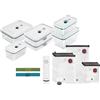 ZWILLING Fresh & Save set starter sottovuoto per alimenti, vetro, 16 pezzi, pompa, contenitori e sacchetti