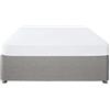 laqula Serene Plain Dye-Easy Care - Lenzuolo con angoli, 32 cm, in poliestere, bianco, super king size