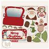 Pannolenci stampato In Tour con Babbo Natale