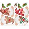 Pannolenci stampato Gnomi di Natale