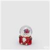EDG Enzo De Gasperi Sfera Acqua Soldatino di Natale H 6,5 Cm D 5 Cm Multicolor