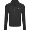 Dare 2b Consist II Core Stretch Lightweight Warm Backed Quick Drying Full Zip Jacket, Strato Intermedio Bambino, Nero, 5-6