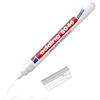 Edding 8046 Ready White Industry Pen Pennarello permanente opaco resistente all'acqua opaco 1,0-3,0 mm di spessore della linea Marcatore per scrittura a mano